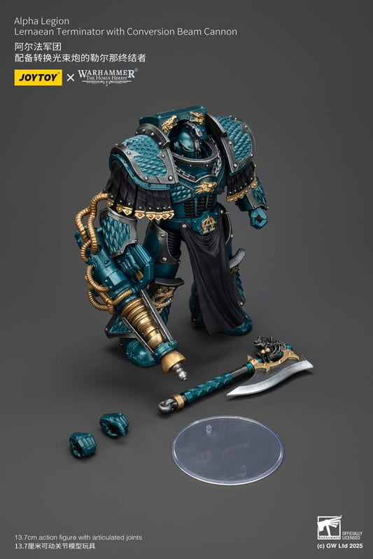 Warhammer The Horus Heresy Action Figure Alpha Legion Lernaean Terminator with Conversion Beam Cannon 20 cm Joy Toy (CN)