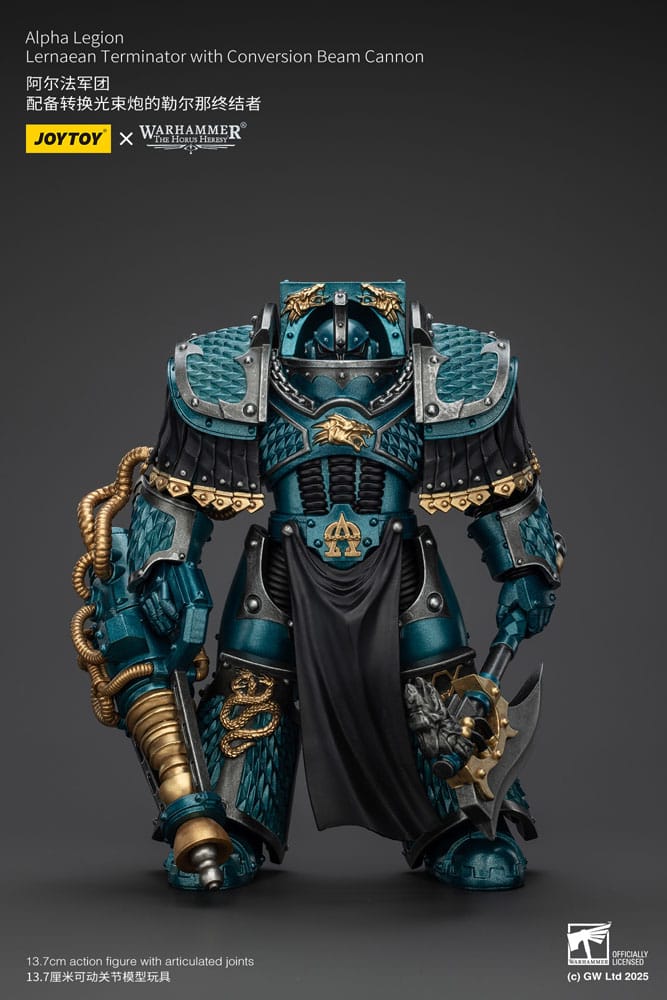 Warhammer The Horus Heresy Action Figure Alpha Legion Lernaean Terminator with Conversion Beam Cannon 20 cm Joy Toy (CN)