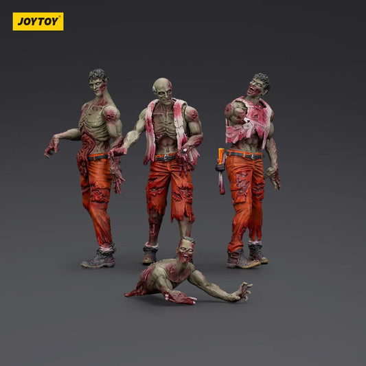 Zombie Dark Source Action Figures 4-Pack Mechanic Team 8 cm Joy Toy (CN)