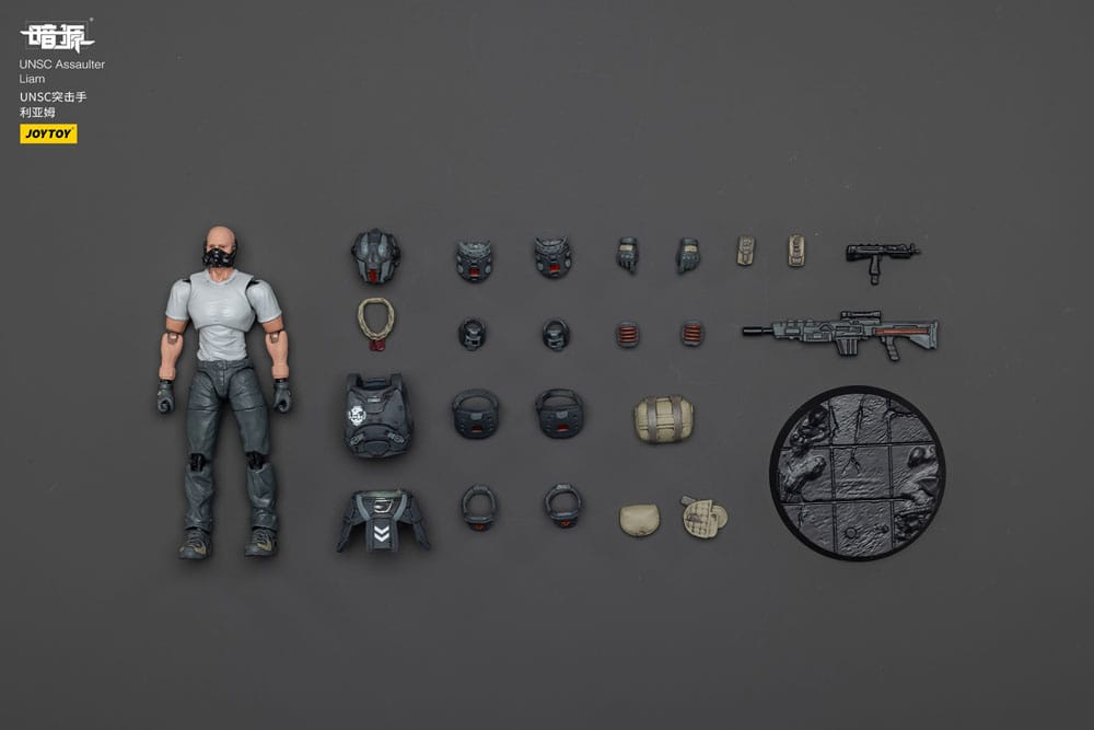 UNSC Dark Source Action Figur Assaulter Liam 7 cm