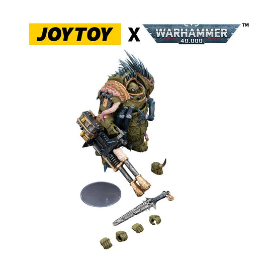 Warhammer 40,000 Action Figure Death Guard Blightlord Terminator 1 with Reaper Autocannon and Bubotic Blades 14 cm Joy Toy (CN)