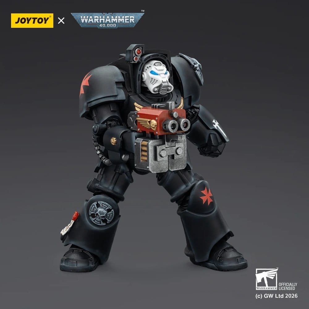 Warhammer 40,000 Action Figure Black Templars Terminator 2 with Power Fist and Storm Bolter 14 cm Joy Toy (CN)