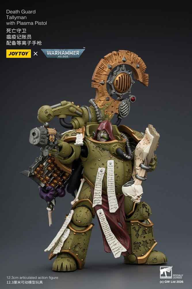 Warhammer 40,000 Action Figure Death Guard Tallyman 12 cm