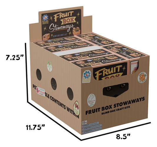 Fruit Box Stowaways DIY Craft Kit Blind Box Display (6)