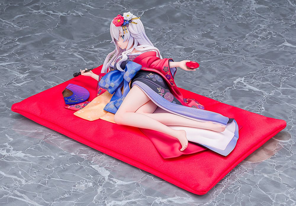 Neptunia x Senran Kagura Statue 1/7 Black Heart Kimono Ver. 10 cm Statues