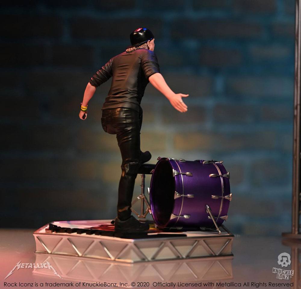 Metallica Rock Iconz Statue Lars Ulrich Limited Edition 22 cm Knucklebonz
