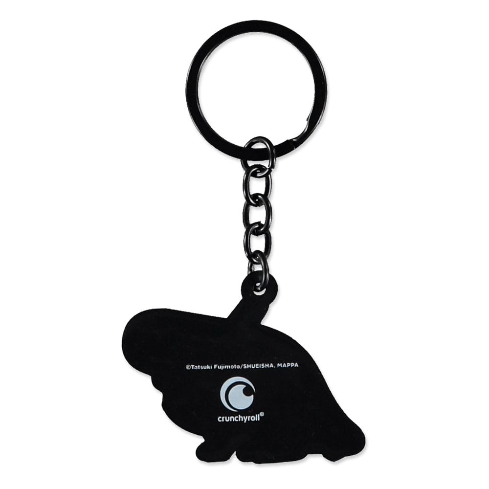 Chainsaw Man Rubber Keychain Pochita Sitting Difuzed