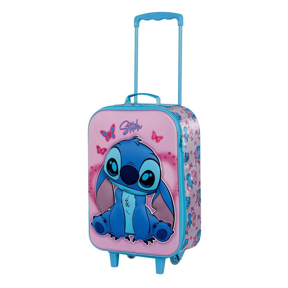 Lilo & Stitch Soft 3D Trolley Suitcase Stitch & Angel Pink 52 cm Bags