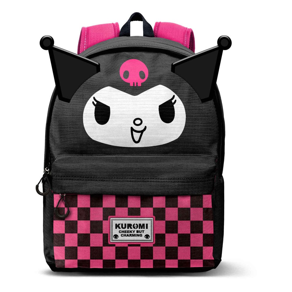 Sanrio Fan HS Backpack Kuromi Chess 2.2 Black Karactermania