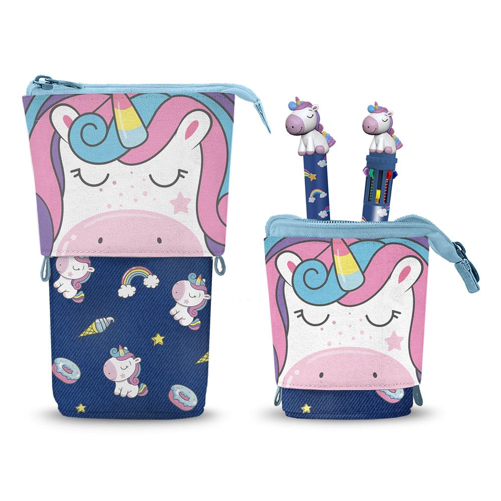Oh My Pop! Pop Up Pencil with Multicoloured ball pen & Erasable Gel Pen Sweety Stationery