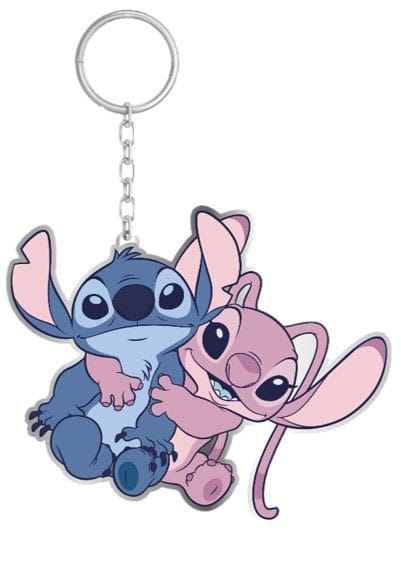 Lilo & Stitch Keychain Stitch & Angel Konix