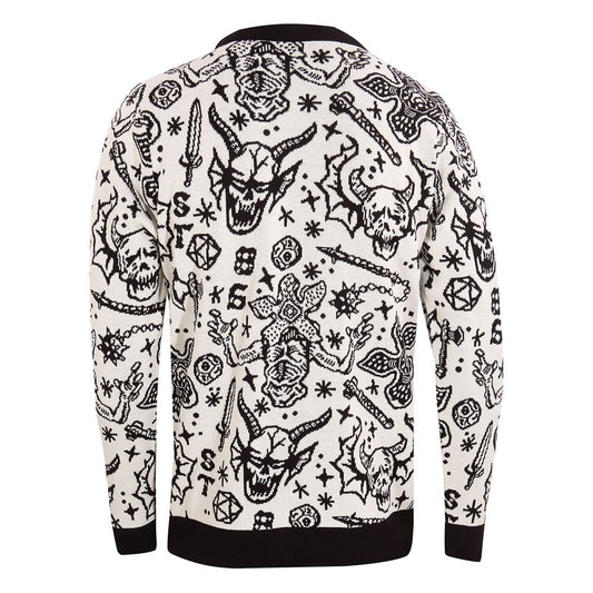 Stranger Things Sweatshirt Christmas Jumper Collage Size L