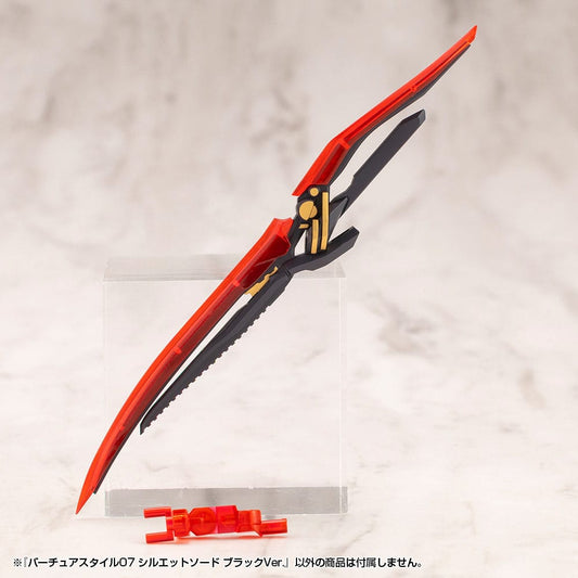 Kotobukiya M.S.G. Model Kit Accessory Set Virtuous Style 06 Silhouette Sword Black Ver.