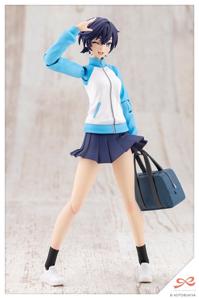 Sousai Shojo Teien Plastic Model Kit 1/10 Rui Saotome Touhou High School Tracksuit 16 cm Kotobukiya