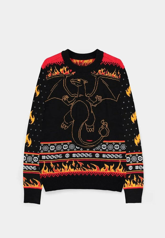 Pokémon Christmas Sweater Charizard Size XXL