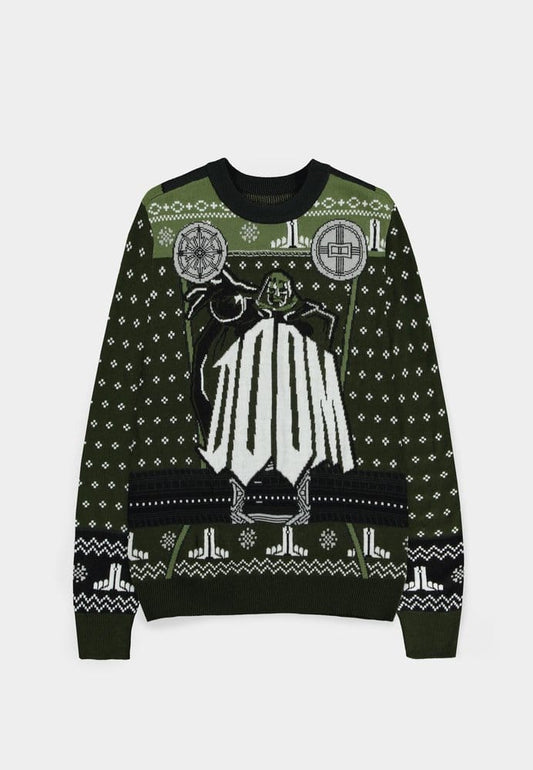 Marvel Christmas Sweater Avengers: Doomsday - Dr. Doom Size S