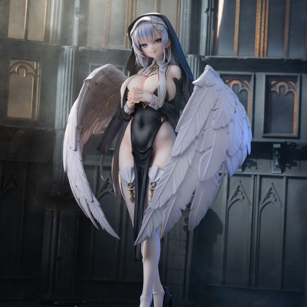 Original Character PVC Statue 1/6 Angel Sister Holy Wing Deluxe Edition 28 cm Kawa Design