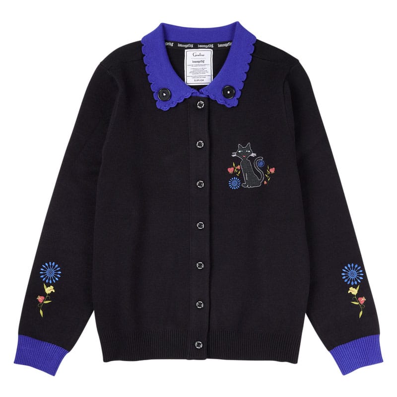 Pixar by Loungefly Cardigan Unisex Collared Cat Dragonfly Size XL