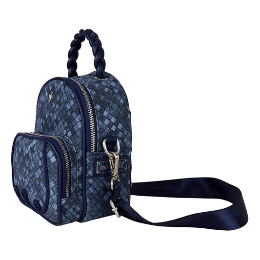 Loungefly Mini Backpack Convertible Denim - FanofThings.co.uk