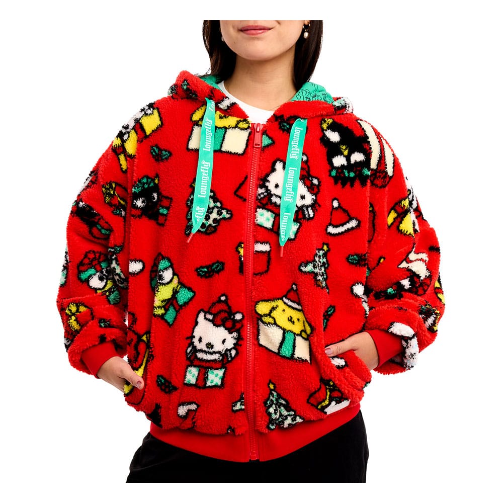 Hello Kitty by Loungefly hooded jacket Winter Wonderland Size M Loungefly