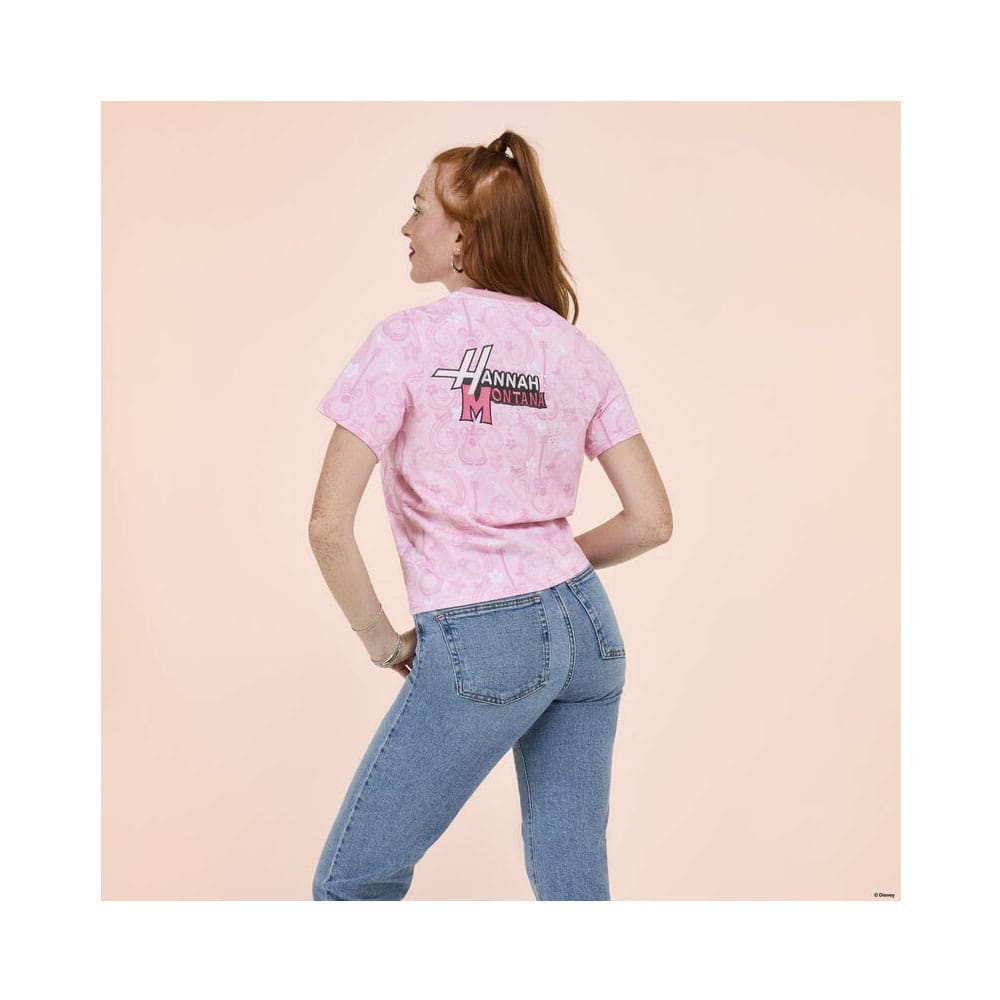 Disney by Loungefly Tee T-Shirt Unisex Hannah Montana Shirred Hem Size XXL - FanofThings.co.uk
