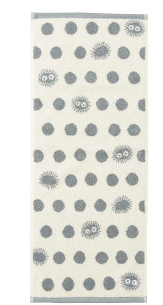 My Neighbor Totoro Towel Kurosuke Silhouette 33 x 80 cm