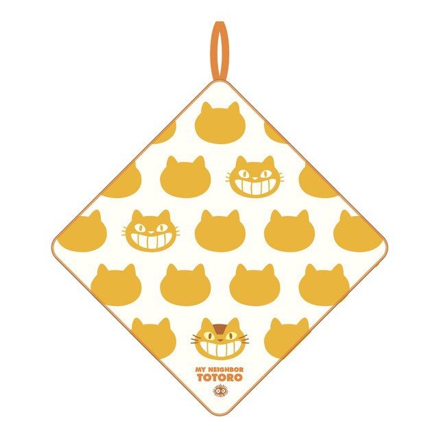 My Neighbor Totoro Mini Towel Catbus Silhouette 33 x 33 cm Marushin