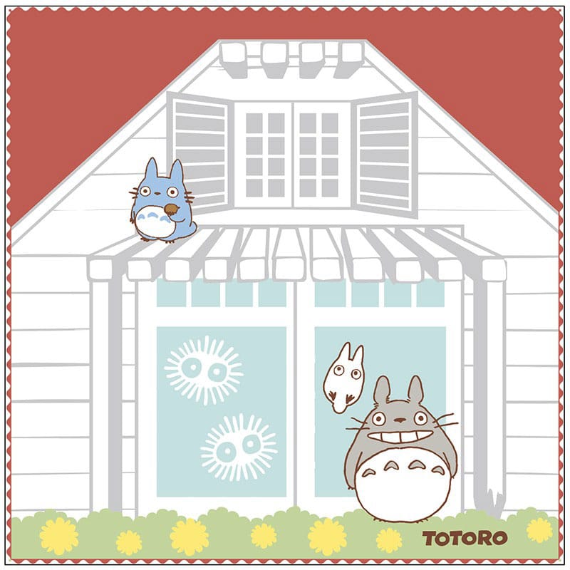 Studio Ghibli mini towel My neighbor Totoro Satsuki & Mei's Haus 25 x 25 cm Marushin