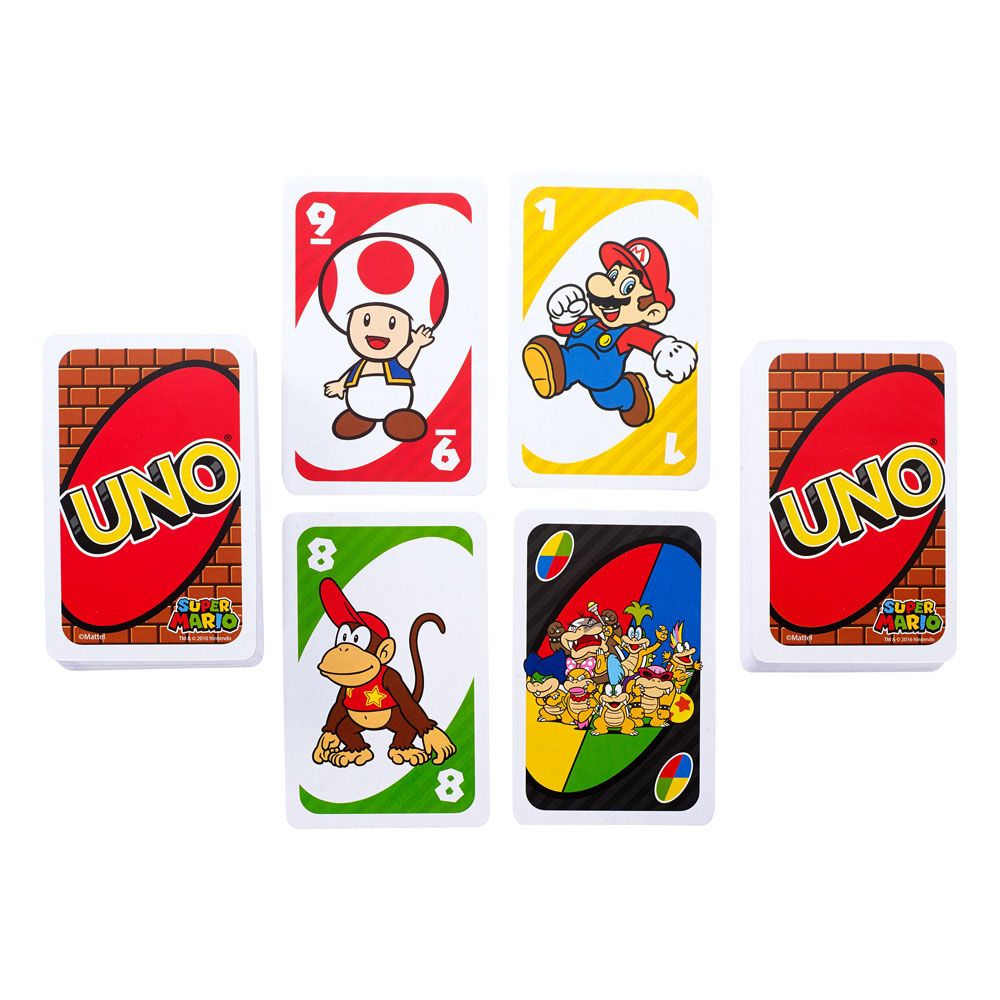 Super Mario Card Game UNO Mattel