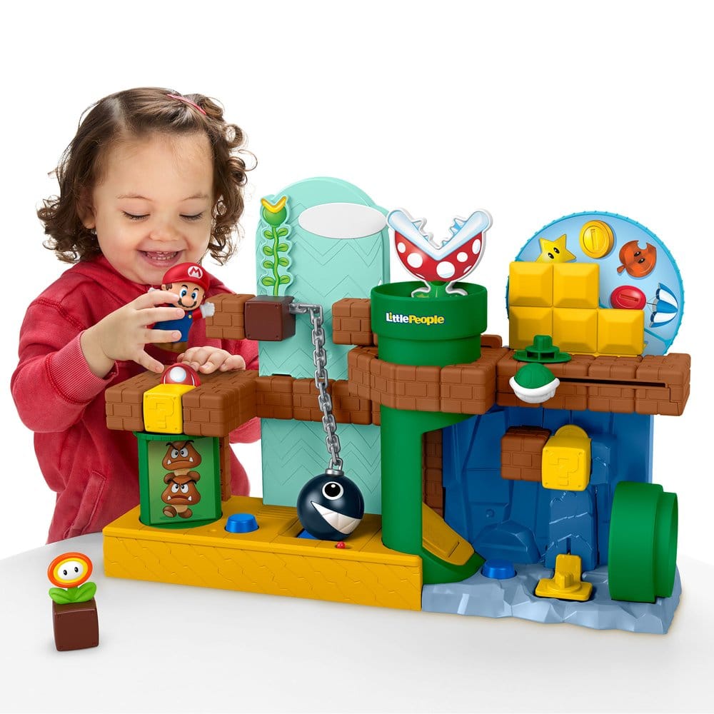 My Mario Little People Playset Mario's Adventure Mattel