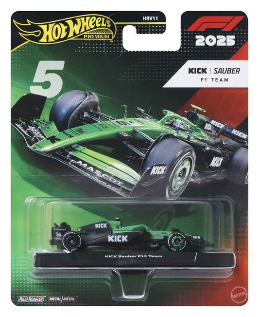 Formula 1 Hot Wheels Premium Die-Cast Vehicle 1:64 Team Sauber: Driver 2