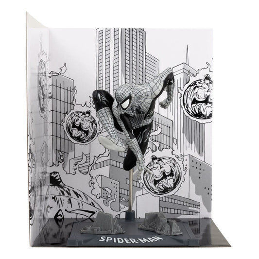 Marvel Collection PVC Statue 1/10 Spider-Man (Spider-Man #6)(Line Art)(Gold Label) 10 cm - FanofThings.co.uk