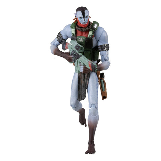 Avatar: Fire and Ash Action Figure Recom Quaritch (Ash Warrior) 18 cm