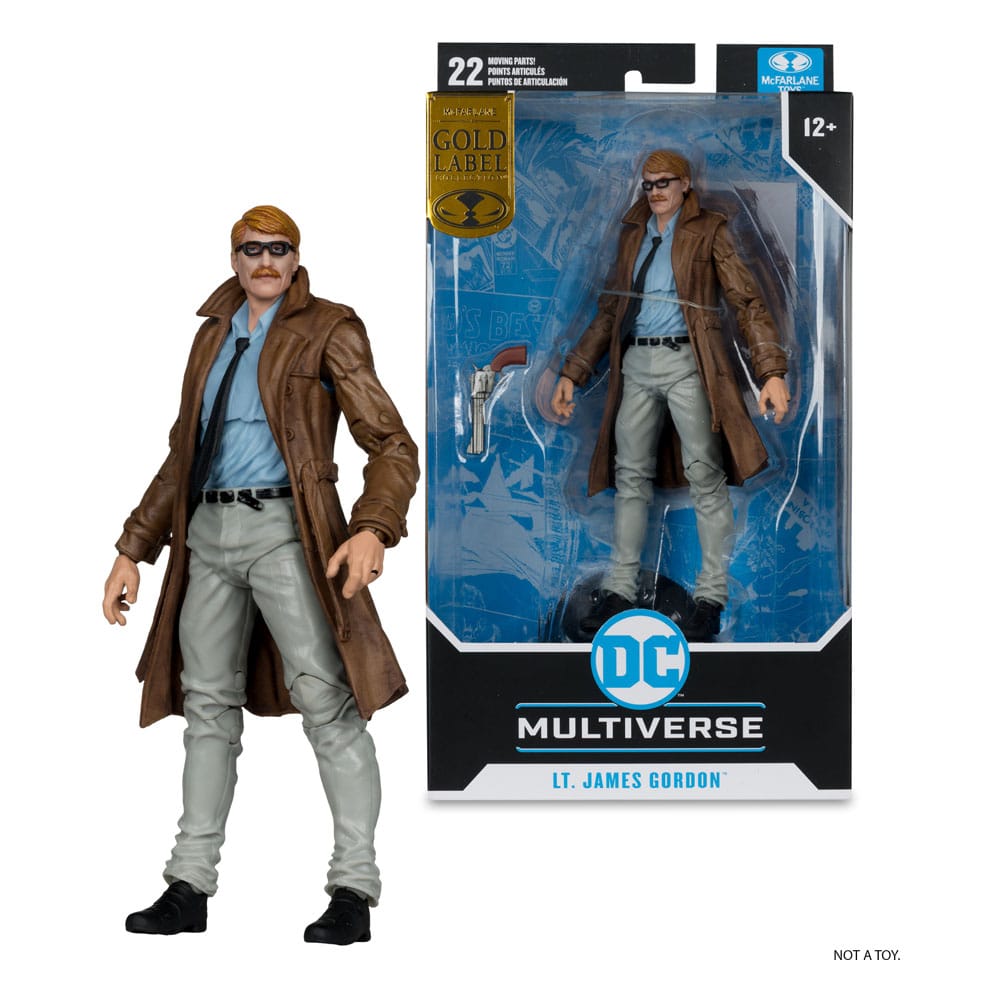 Batman Year One (Part 4) DC Multiverse Action Figure Lt. James Gordon (Gold Label) 18 cm