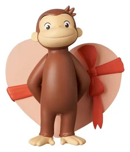 Curious George UDF Mini Figure w/Heart 6 cm