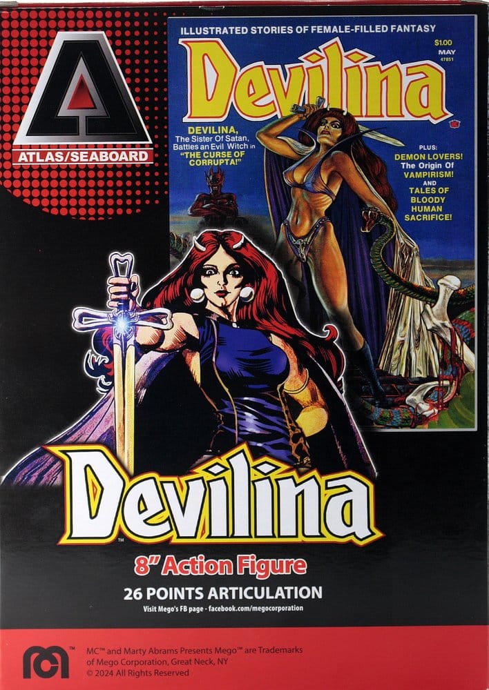 Atlas Comics Action Figure Devilina 20 cm MEGO
