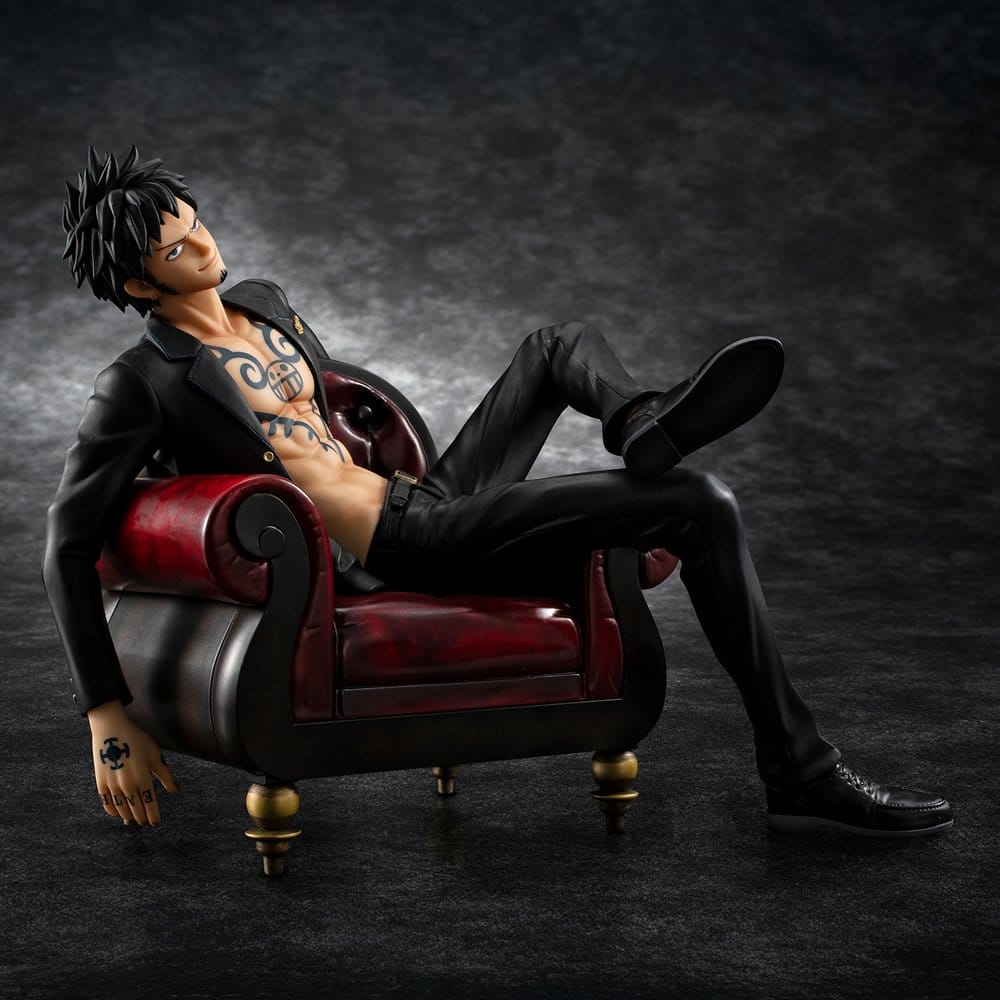 One Piece Portrait.Of.Pirates "S.O.C" PVC Figure Trafalgar Law Ver.R