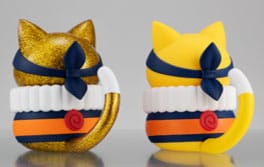 Naruto Shippuden Mega Cat Project Nyanto! Giant Nyaruto Series Trading Figure Naruto Uzumaki Gold Ver. 10 cm