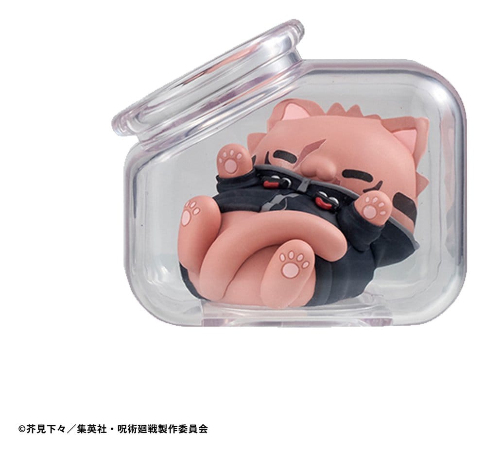 Jujutsu Kaisen Mega Cat Project Trading Figure Good Night Jujutsu Cats 7 cm Assortment (6)