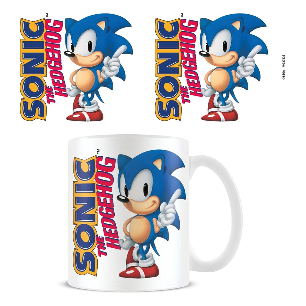 Sonic The Hedgehog Mug Classic Gaming Icon Pyramid International