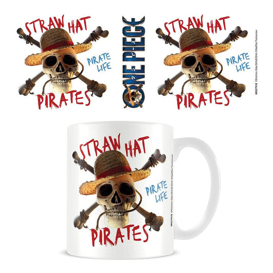 One Piece Live Action Mug Straw Hat Pirate Emblem Cups & Mugs