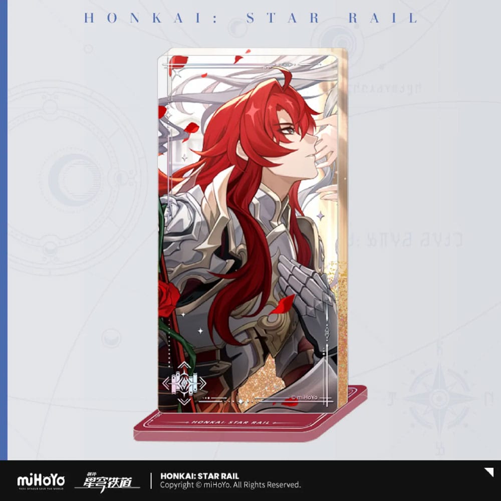 Honkai: Star Rail Light Cone Acryl Ornament with Glitter: Argenti An Instant Before a Gaze 15 cm MiHoYo
