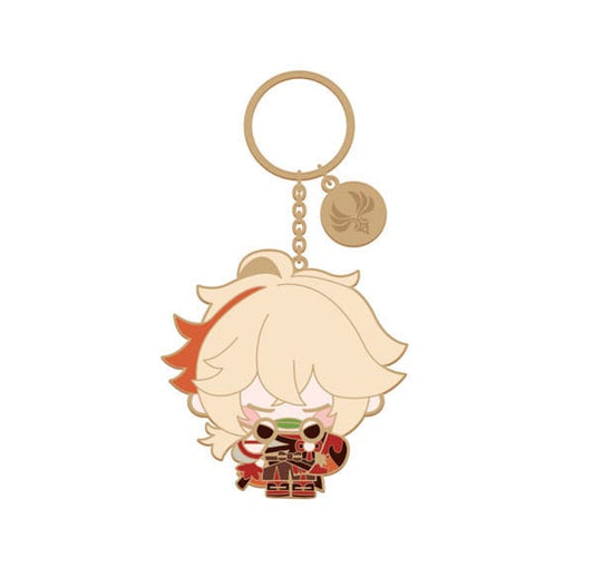 Genshin Impact Character Metal Keychain Kaedehara Kazuha Keyrings