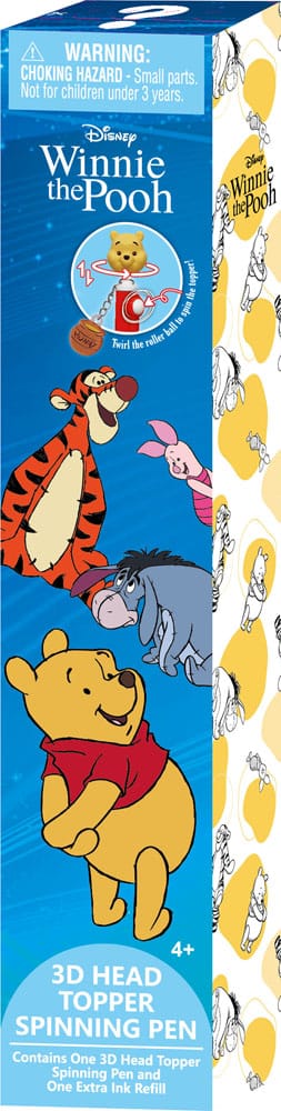 Winnie-the-Pooh 3D Head Topper Spinning Pen