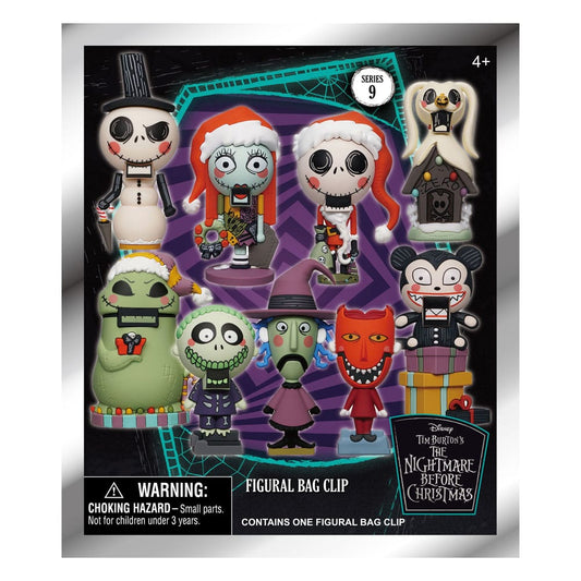 Nightmare Before Christmas 3D PVC Bag Clips Glow in the Dark Series 9 Display (24)