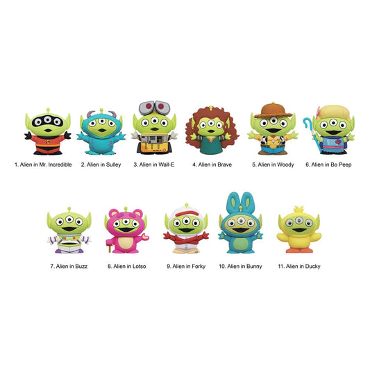 Toy Story 3D PVC Bag Clips Alien Remix Series 1 Display (24)