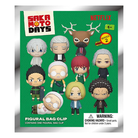 Sakamoto Days 3D Foam Bag Clips Series 2 Display (24) Monogram Int.