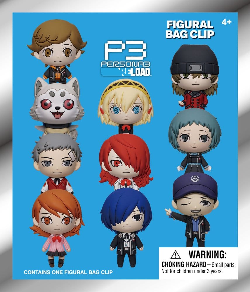 Persona 3 3D Foam Bag Clips Series 1 Display (24) Monogram Int.