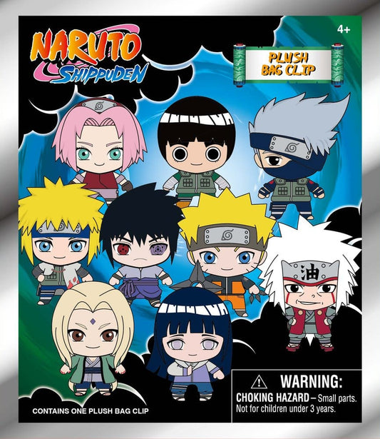 Naruto Plush Bag Clips Display (24) Monogram Int.