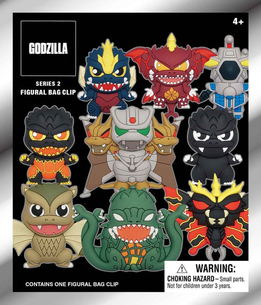 Godzilla 3D PVC Bag Clips Series 2 Display (24)